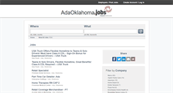 Desktop Screenshot of adaoklahoma.jobs