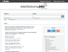 Tablet Screenshot of adaoklahoma.jobs
